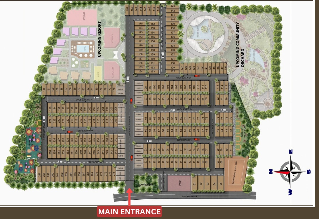 Corbett County — Plot floor plan