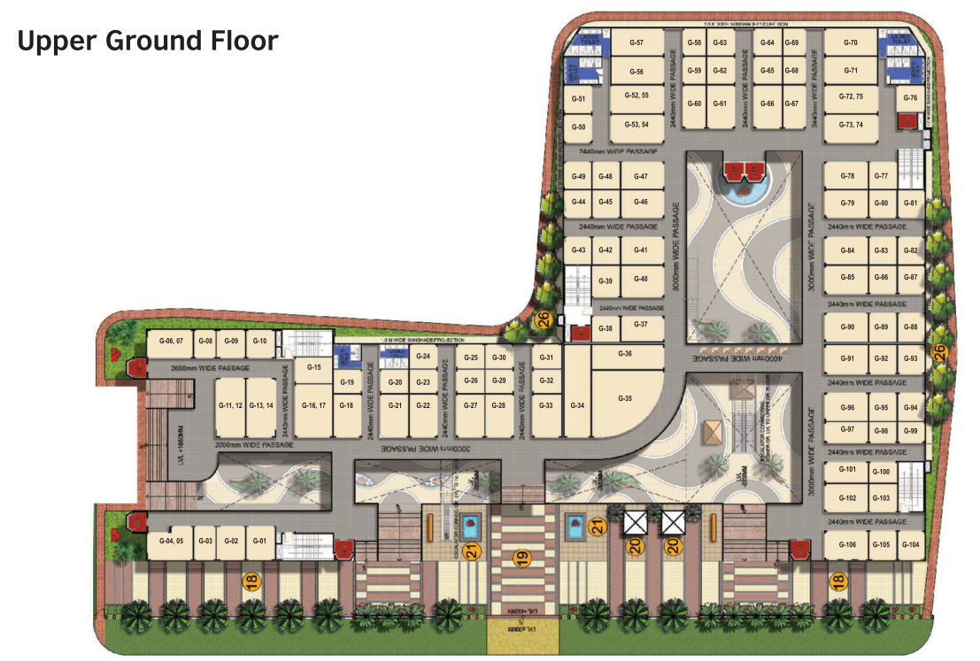 KW Delhi 6 Mall — Retail / Shop floor plan
