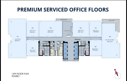 CRC The Flagship — Office Space floor plan