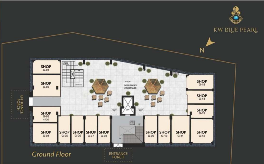KW Blue Pearl — Retail / Shop floor plan