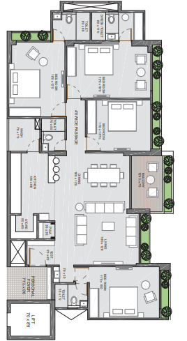 The Aurelias — 4 BHK floor plan