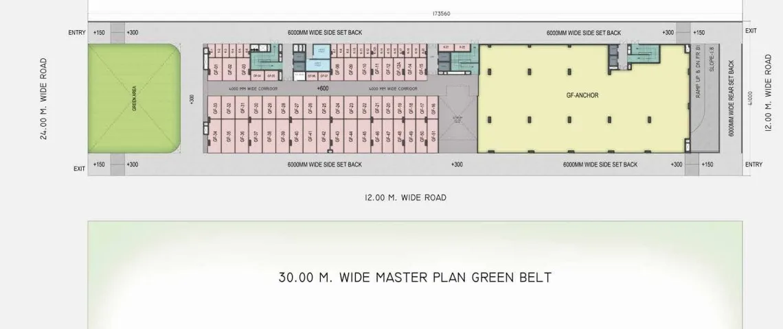 Aditya Family Hub — Retail / Shop floor plan