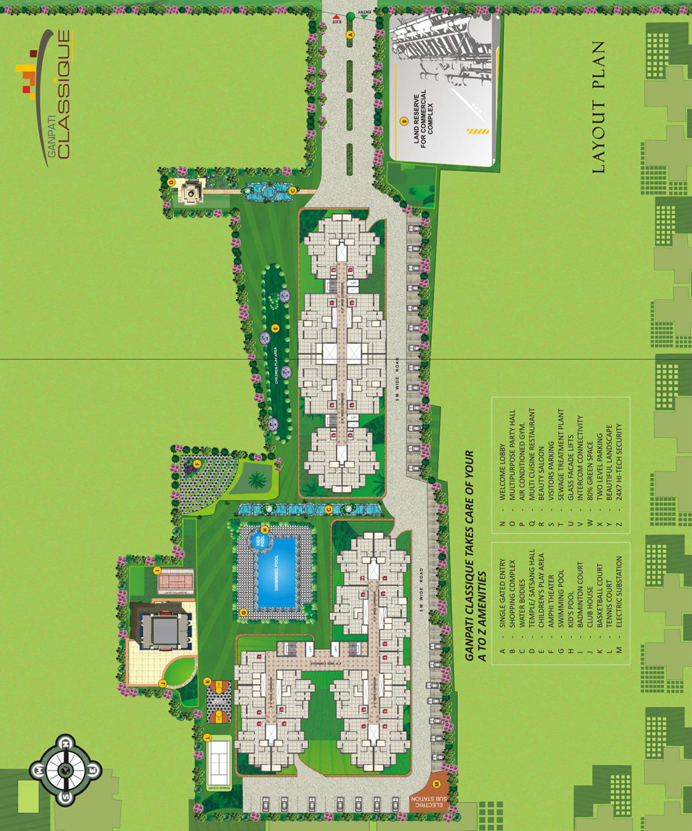 Ganpati Capital Court — Office Space floor plan