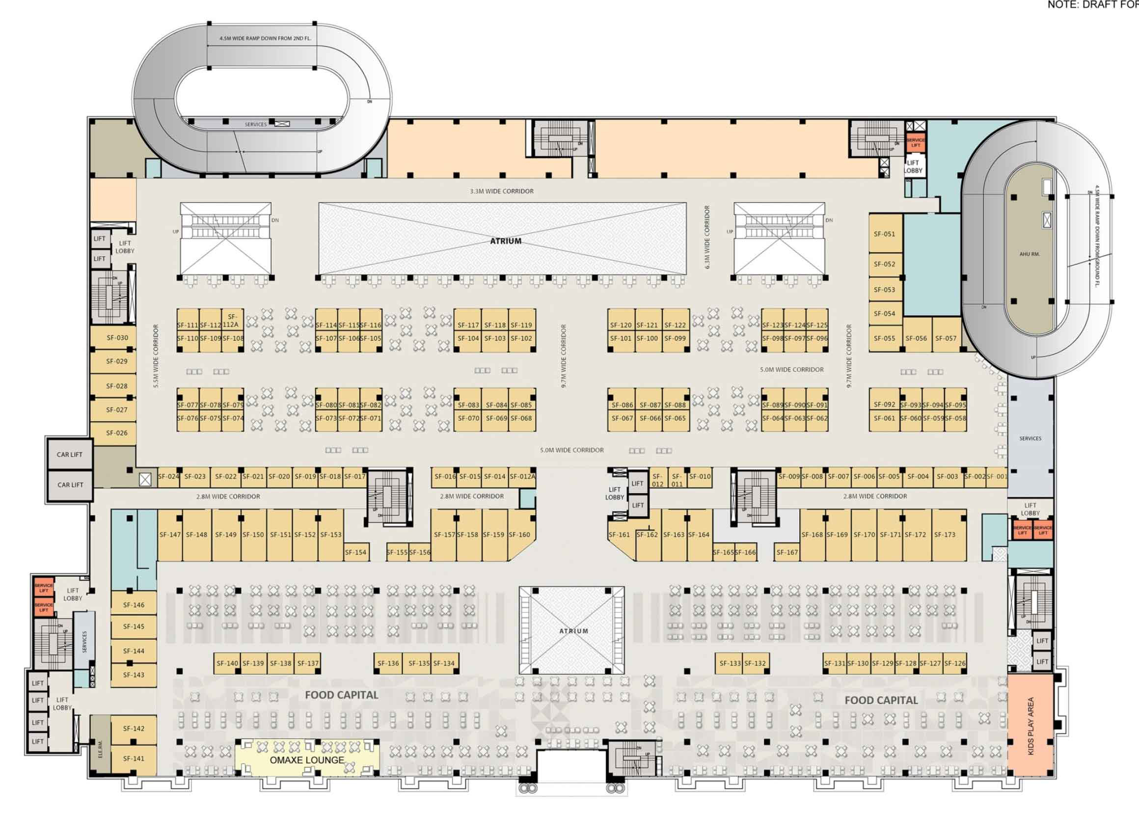 Omaxe Chandni Chowk — Retail / Shop floor plan