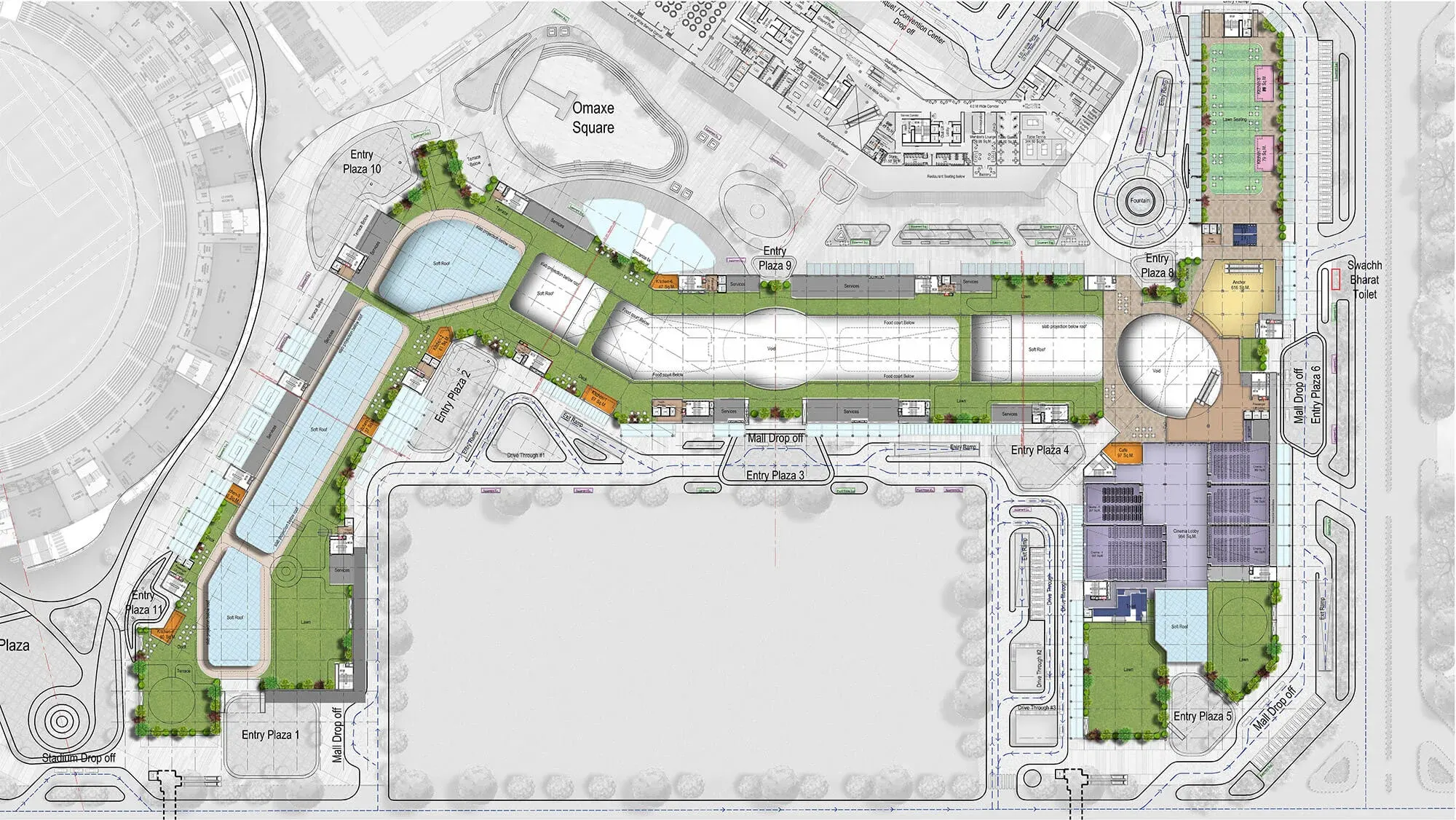 The Omaxe State — Retail / Shop floor plan