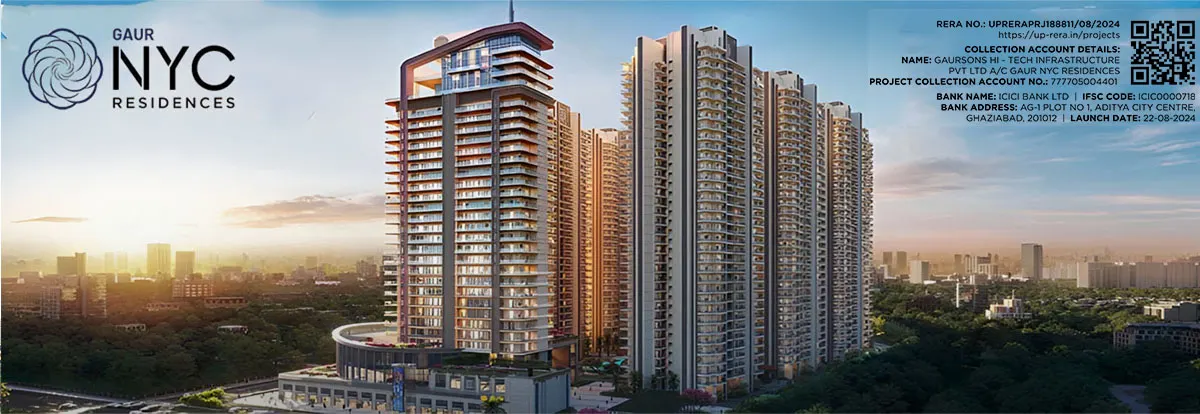 Gaur NYC Residences by Gaursons India Pvt. Ltd.