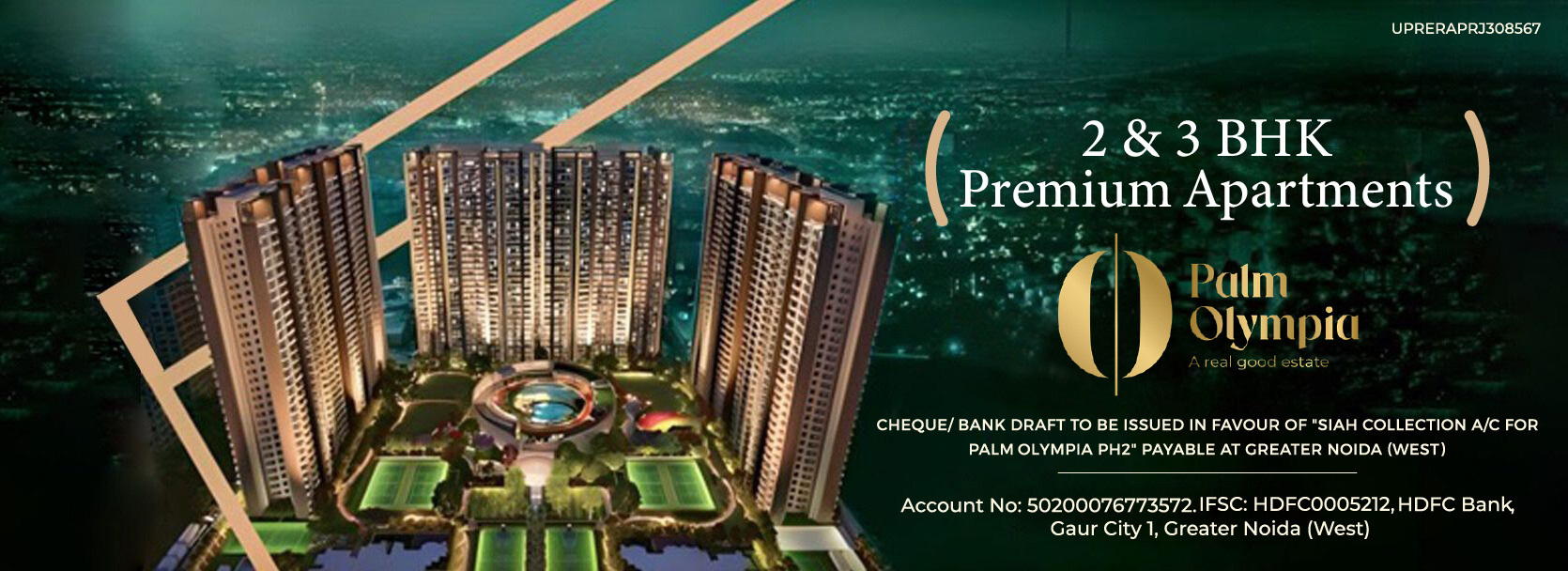 Palm Olympia Noida Extension by Sam India Builtwell Pvt. Ltd.
